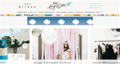 Desktop Screenshot of 100layercakelet.com